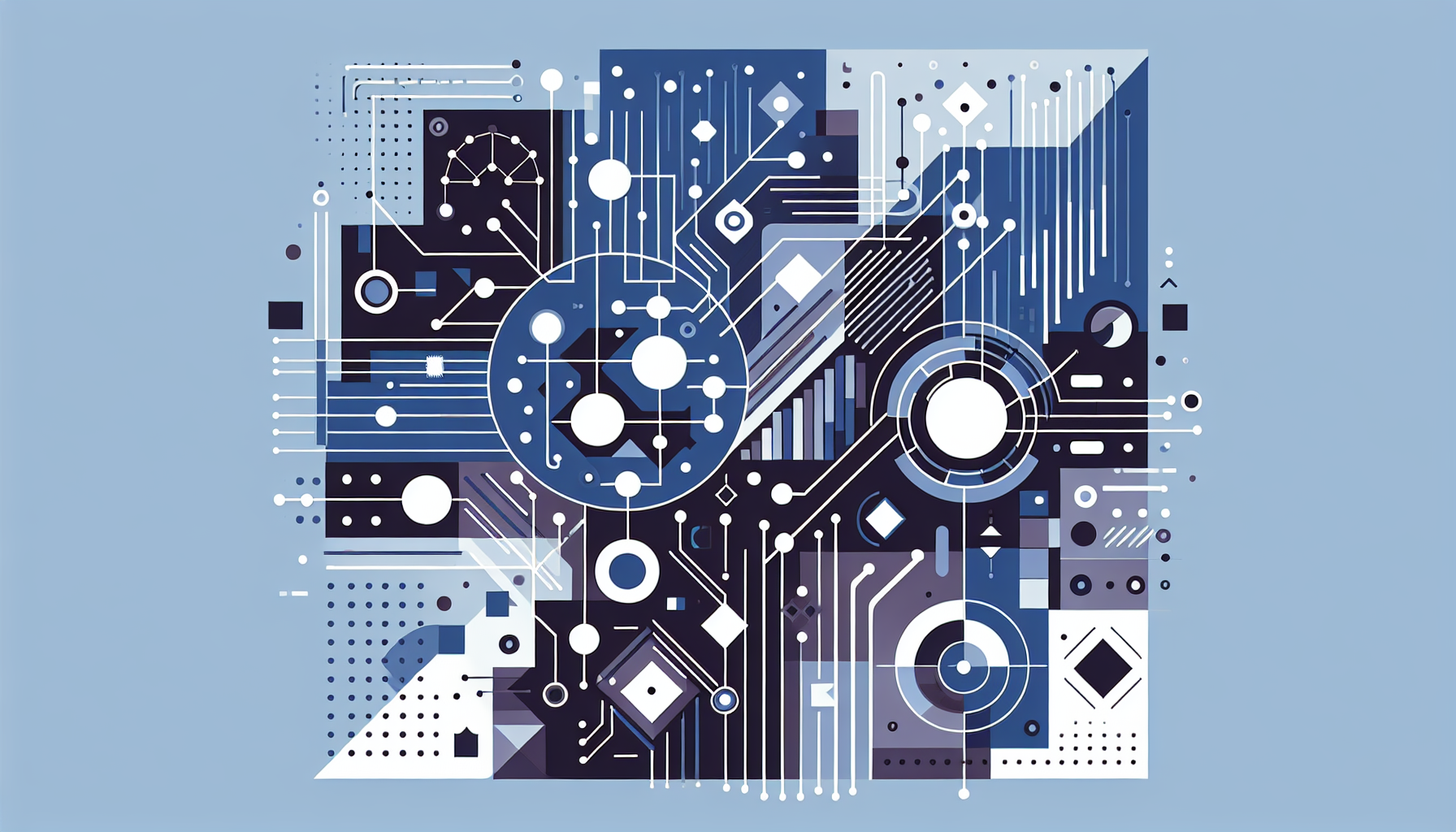 Abstract tech illustration showing why content not cited in AI search engines despite high traffic, minimalist design concept